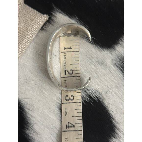 Native Turza Wells Andrew Shows Multistone Sterling Bear Cuff Bracelet Turquoise - Picture 13 of 16